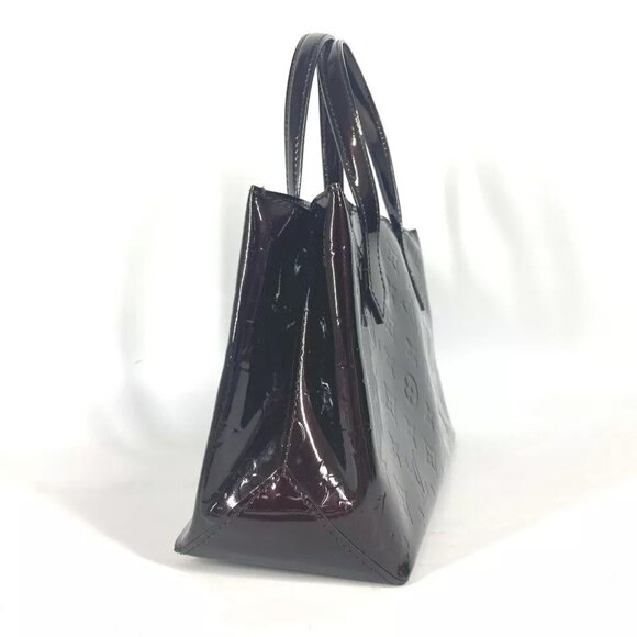 LOUIS VUITTON MonogramVernis Wilshere PM Tote Bag Hand Bag - Picture 3 of 14